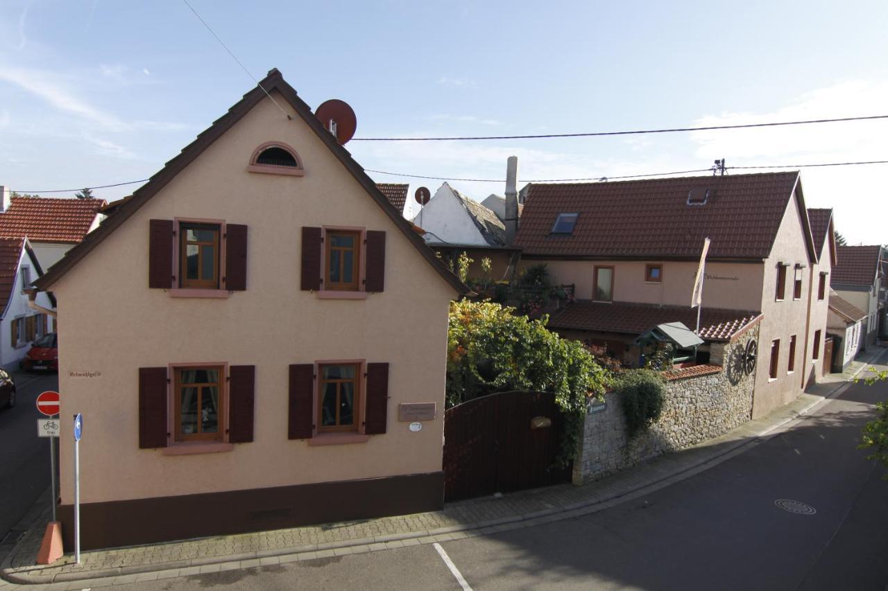 Pension Zur Schlummerstube Guntersblum Exterior foto